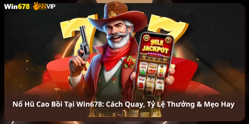 Nổ Hũ Cao Bồi Tại Win678: Cách Quay, Tỷ Lệ Thưởng & Mẹo Hay