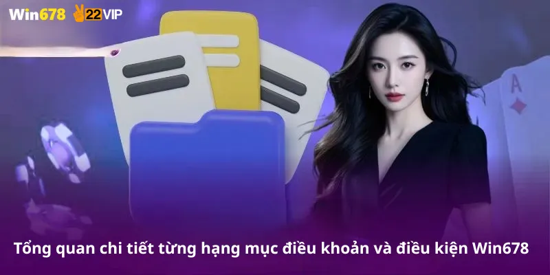 Tổng quan chi tiết từng hạng mục điều khoản và điều kiện Win678